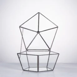 Modern Succulent Plant Glass Geometric Container Desktop Flower Pot For Succulents Flower -Terrarium Plant Hub 20151226004 9