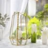 NCYP Hanging Geometric Glass Lamp Candle Holderwith Swing Lid Top Hallow Open For Wedding -Terrarium Plant Hub 20190315003 7