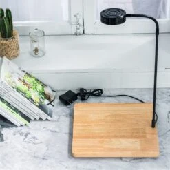 NCYP Tabletop Natural Wood Board LED Succulents Grow Light Display Indoor 2prong 7W For Geometric Glass Terrarium Succulent Fern Bonsai -Terrarium Plant Hub 20190806001 2 071694f5 a27b 4894 8d80 c2dafb1d1a0d