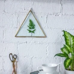 Hanging Triangle Herbarium Brass Glass Frame For Pressed Flowers Dried Flowers Poster -Terrarium Plant Hub 20190905010 1 ac108fe0 7e12 42cf a999 c98f2b7e28e7