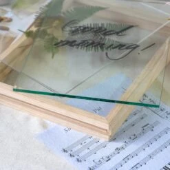 NCYP Handmade Tabletop Wall Hanging Natural Wood Tempered Glass Acrylic Panel Floating Frame 9 NCYP Handmade Tabletop Wall Hanging Natural Wood Tempered Glass Acrylic Panel Floating Frame -Terrarium Plant Hub 20191216001blm 3