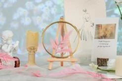 NCYP Wall Hanging Round 5" 4.3" Herbarium Brass Glass Frame For Pressed Flowers, Dried Flowers, Poster, Double Glass, Floating Frame -Terrarium Plant Hub 20210522001 4