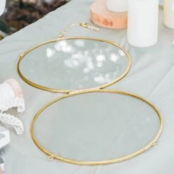 NCYP Wall Hanging Round 8" 10" 12" Herbarium Brass Glass Frame For Pressed Flowers, Poster, Double Glass, Floating Frame -Terrarium Plant Hub 20210522003 1 e6b19e2f 8498 422c b790 970a1f9bea5a