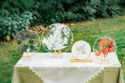 NCYP Wall Hanging Round 8" 10" 12" Herbarium Brass Glass Frame For Pressed Flowers, Poster, Double Glass, Floating Frame -Terrarium Plant Hub 20210522004 11