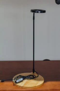 NCYP Customizable Tabletop Natural Wood Round Board LED Grow Display Light Indoor 10W For Terrarium Succulent Fern Bonsai Moss -30cm -Terrarium Plant Hub 20220414001 5