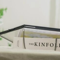 Wall Hanging Black Hexagon 12" Herbarium Brass Glass Frame For Thick Pressed Flowers, Dried Flowers, Poster, Coin, Double Glass, Floating 20 Wall Hanging Black Hexagon 12" Herbarium Brass Glass Frame For Thick Pressed Flowers, Dried Flowers, Poster, Coin, Double Glass, Floating -Terrarium Plant Hub 20221122003 16