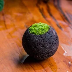 DIY Set 9cm / 3.5" Round Horticultural Lava Rock Volcanic Rock Planter And Moss Building Kit