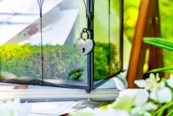 12.6"Handmade Black Wedding Card Box With Slot And Lock, Size Large, For Reception -Terrarium Plant Hub 290A6143