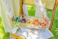 Glass Gold Tea Bag Box, 5 Compartments Box, Tea Lovers Gift Box, Tea Organizer, Christmas Gift -Terrarium Plant Hub 290A6340 edf0951a a58b 445e 8775 753ae22938b7