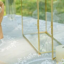 NCYP Wedding Card Box With Slot And Lock - 9.5x4.5x11.8 Inches - Gold Glass Envelope Donation Box For Birthday Party Reception - Vintage Centerpiece, Decoration (Glass Box Only) -Terrarium Plant Hub 290A6868 09ec6ecb 33b4 403c b1e7 a766121a5d58