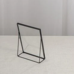 Modern Black Table Number Holder, 5X7'' Photo Picture Frame, For Outdoor Garden Wedding, Bridal Shower -Terrarium Plant Hub 290A7389