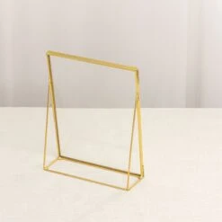 Gold Table Number Holder, 6''x8'' Wedding Photo Picture Frame, For Outdoor Garden Wedding, Bridal Shower -Terrarium Plant Hub 290A7395 cb5d842f 9adc 42b5 83c0 9c79ab47bbb1
