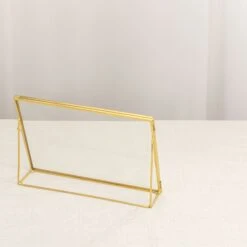 Gold Table Number Holder, 8''x6'' Wedding Photo Picture Frame, For Outdoor Garden Wedding, Bridal Shower -Terrarium Plant Hub 290A7397 6587929d bef7 4d0d b7e0 7f911931c26e