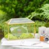 12.6" Handmade Victorian Church Gold Wedding Card Box With Slot And Lock -Terrarium Plant Hub 290A9049 86c47877 4df9 4476 a883 8a1db5bbb2fd