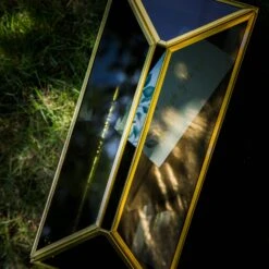 Handmade Black And Gold Large Geometric Glass Donation Box Terrarium With Slot And Lock 38 Handmade Black And Gold Large Geometric Glass Donation Box Terrarium With Slot And Lock -Terrarium Plant Hub 290A9062 3