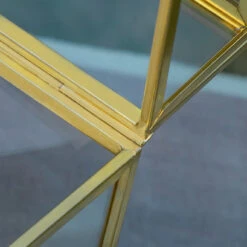 Handmade Vintage Geometric Glass Card Box Organizer Terrarium With Latch For Wedding Reception -Terrarium Plant Hub 290A9077