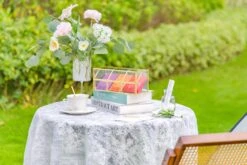 Glass Gold Tea Bag Box, 3 Compartments And Lid Storage Box, Tea Lovers Gift Box, Tea Organizer, Christmas Gift -Terrarium Plant Hub 290A9888