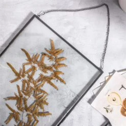 Handmade Black Large Wall Hanging Brass Glass Artwork Certificate Photo Display Floating Frame 14 Handmade Black Large Wall Hanging Brass Glass Artwork Certificate Photo Display Floating Frame -Terrarium Plant Hub 8857