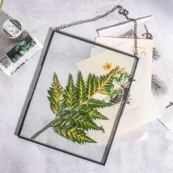 Handmade Black Large Wall Hanging Brass Glass Artwork Certificate Photo Display Floating Frame 18 Handmade Black Large Wall Hanging Brass Glass Artwork Certificate Photo Display Floating Frame -Terrarium Plant Hub 8871