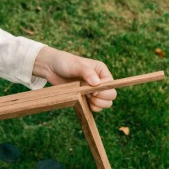 NCYP Handmade 5' 20" A3 A4 Large Tabletop Wall Hanging Natural Wood Acrylic Artwork Floating Frame -Terrarium Plant Hub G01A0208