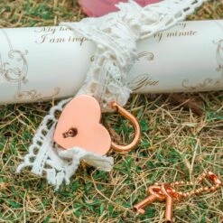 US Rose Gold Pink Pure Copper Standard Large Geometric Glass Card Box Terrarium With Slot, Lock, Handmade For Wedding Reception Wishwell -Terrarium Plant Hub G01A1796