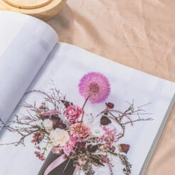 Purple Presered Dandelion Set 3 Pcs Dried Flowers, DIY Material For Bouquet, -Terrarium Plant Hub G01A5878