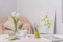 Sky Blue Presered Dandelion Set 3 Pcs Dried Flowers, DIY Material For Bouquet -Terrarium Plant Hub G01A6007