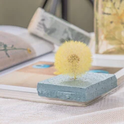 Yellow Presered Dandelion Set 3 Pcs Dried Flowers, DIY Material For Bouquet -Terrarium Plant Hub G01A6047 2