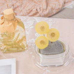 Yellow Presered Dandelion Set 3 Pcs Dried Flowers, DIY Material For Bouquet -Terrarium Plant Hub G01A6067