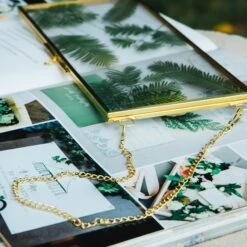 NCYP 4x9 Inchs Clear Glass Picture Frame Wall Hanging Certificate Photo Plant Specimen Clip -Terrarium Plant Hub G01A9966