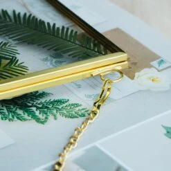 NCYP 4x9 Inchs Clear Glass Picture Frame Wall Hanging Certificate Photo Plant Specimen Clip -Terrarium Plant Hub G01A9970