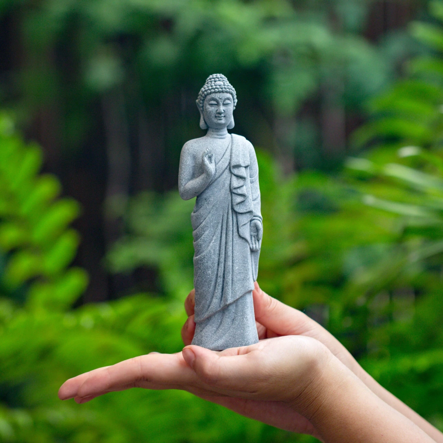 Buddha Bodhisattva Miniature Figurines(standing Buddha ) For Terrarium, Bonsai, Miniature, Aquarium, Micro Landscape, 4 Buddha Bodhisattva Miniature Figurines(standing Buddha ) For Terrarium, Bonsai, Miniature, Aquarium, Micro Landscape, - Image 2