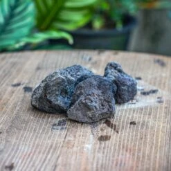 5-8cm Black Horticultural Lava Rock Volcanic Rock For Terrarium, Bonsai Landscape, 500g -Terrarium Plant Hub IMG 5879