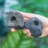 5-8cm Black Horticultural Lava Rock Volcanic Rock For Terrarium, Bonsai Landscape, 500g -Terrarium Plant Hub IMG 5888