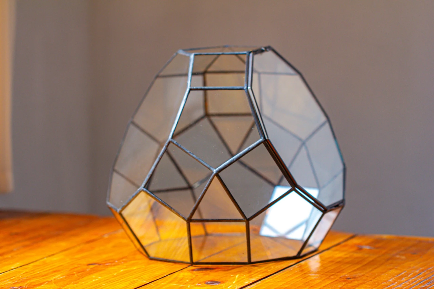 Propagation Station Glass Geometric Moon Terrarium, Close, With Door 14 Propagation Station Glass Geometric Moon Terrarium, Close, With Door - Image 12