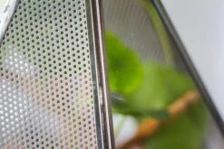 NCYP Hanging Six-surface Diamond Glass Geometric Terrarium, Stainless Steel, Silver, With Mesh For Insect Pet -Terrarium Plant Hub il fullxfull.3855815833 jqc6