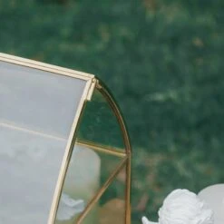 House Shape Arched Top Vintage Glass Card Box Terrarium, Handmade Brass For Wedding Receiption Wishwell Keepsake -Terrarium Plant Hub il fullxfull.3907549022 d5xt