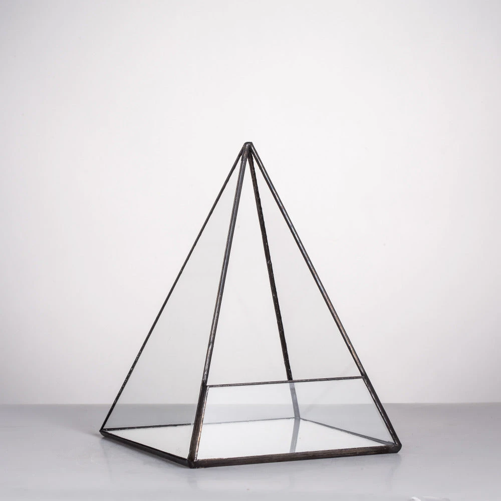 Handmade Pyramid Geometric Glass Terrarium For Succulent Fern Moss Airplants Cacti 3 Handmade Pyramid Geometric Glass Terrarium For Succulent Fern Moss Airplants Cacti
