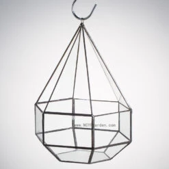 Handmade Hanging Six-surface Diamond Glass Geometric Terrarium With 3 Spaced Opening For Succulents 23 Handmade Hanging Six-surface Diamond Glass Geometric Terrarium With 3 Spaced Opening For Succulents -Terrarium Plant Hub product image 482680886