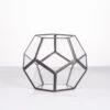 Handmade Mini Black Pentagon Glass Geometric Terrarium For Ring Box Moss -Terrarium Plant Hub product image 499881928