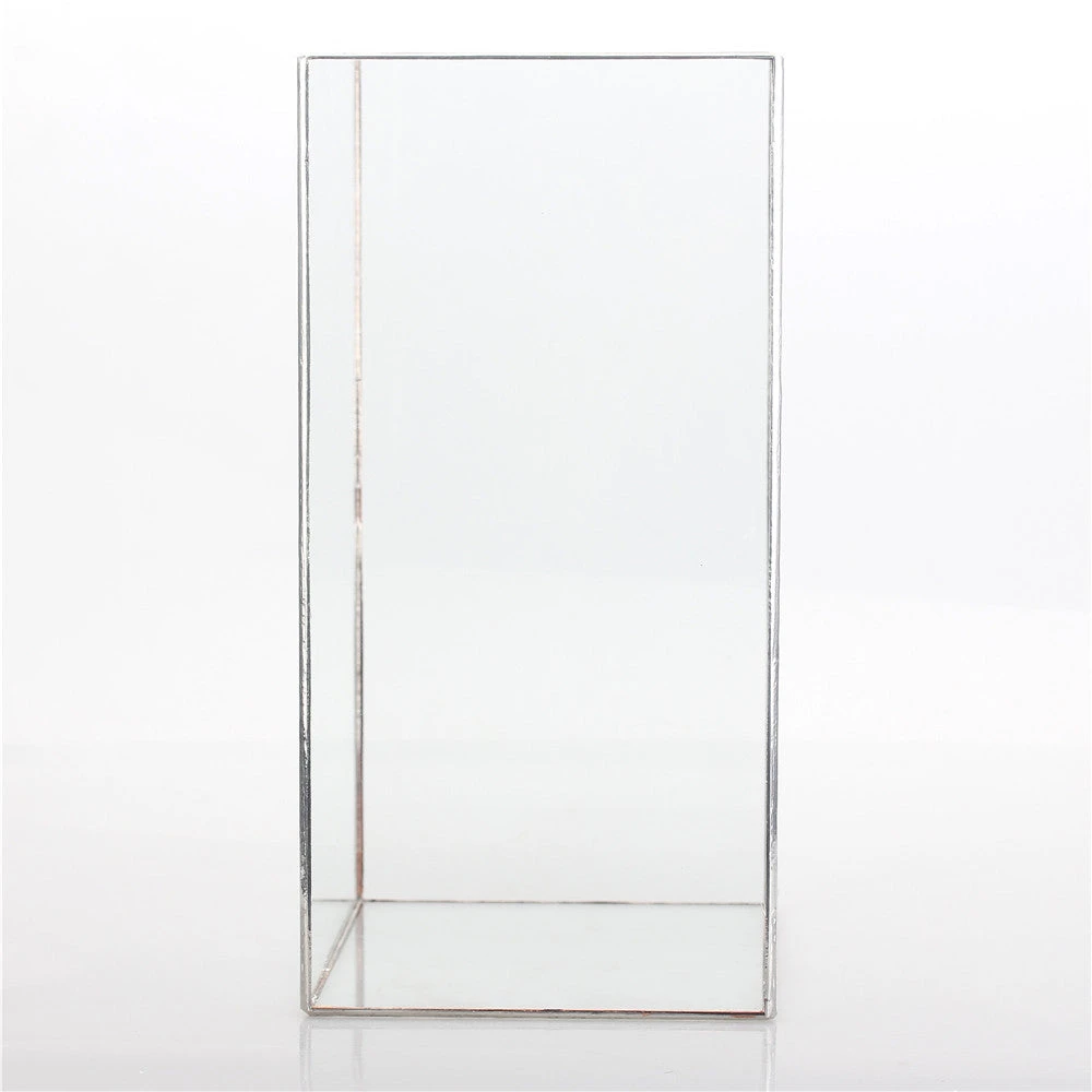 Handmade Silver Long Geometric Glass Terrarium For Succulents Moss Cacti Fern 9 Handmade Silver Long Geometric Glass Terrarium For Succulents Moss Cacti Fern - Image 7