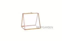 Handmade 2 Sided Standing Copper Brass Glass Rectangular Photo Frame For Wedding -Terrarium Plant Hub product image 614285009